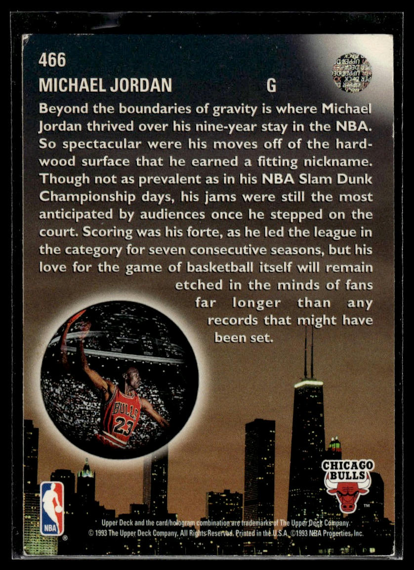 1993-94 Upper Deck #466 Michael Jordan