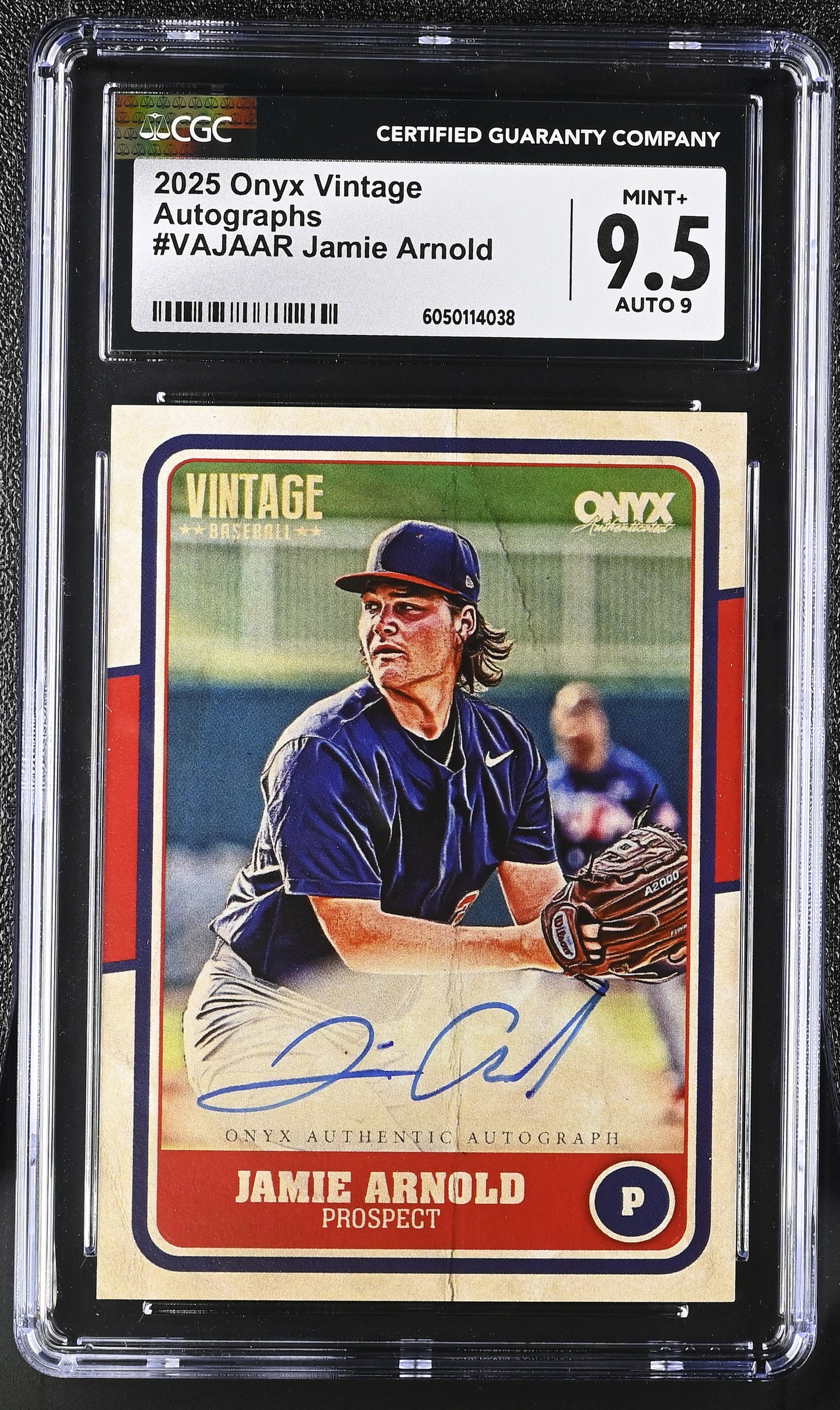 2025 Vintage #VAJAAR Jamie Arnold Autographs CGC 9.5