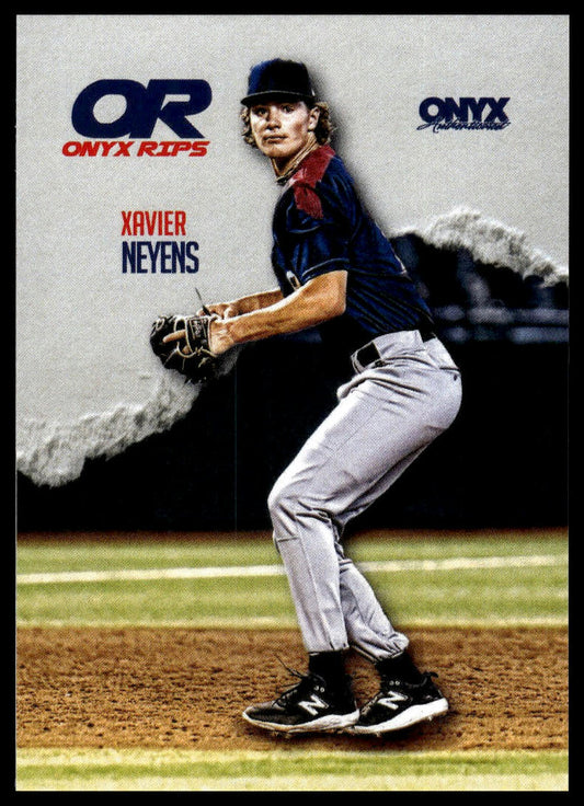 2025 Onyx Rips #ORBA-XANE Xavier Neyens