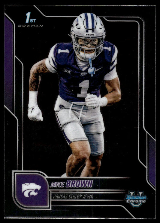 2025 Bowman Chrome University #71 Jayce Brown