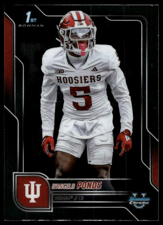 2025 Bowman Chrome University #104 D'Angelo Ponds