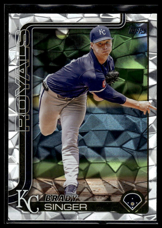 2025 Topps #43 Brady Singer Diamante Foil