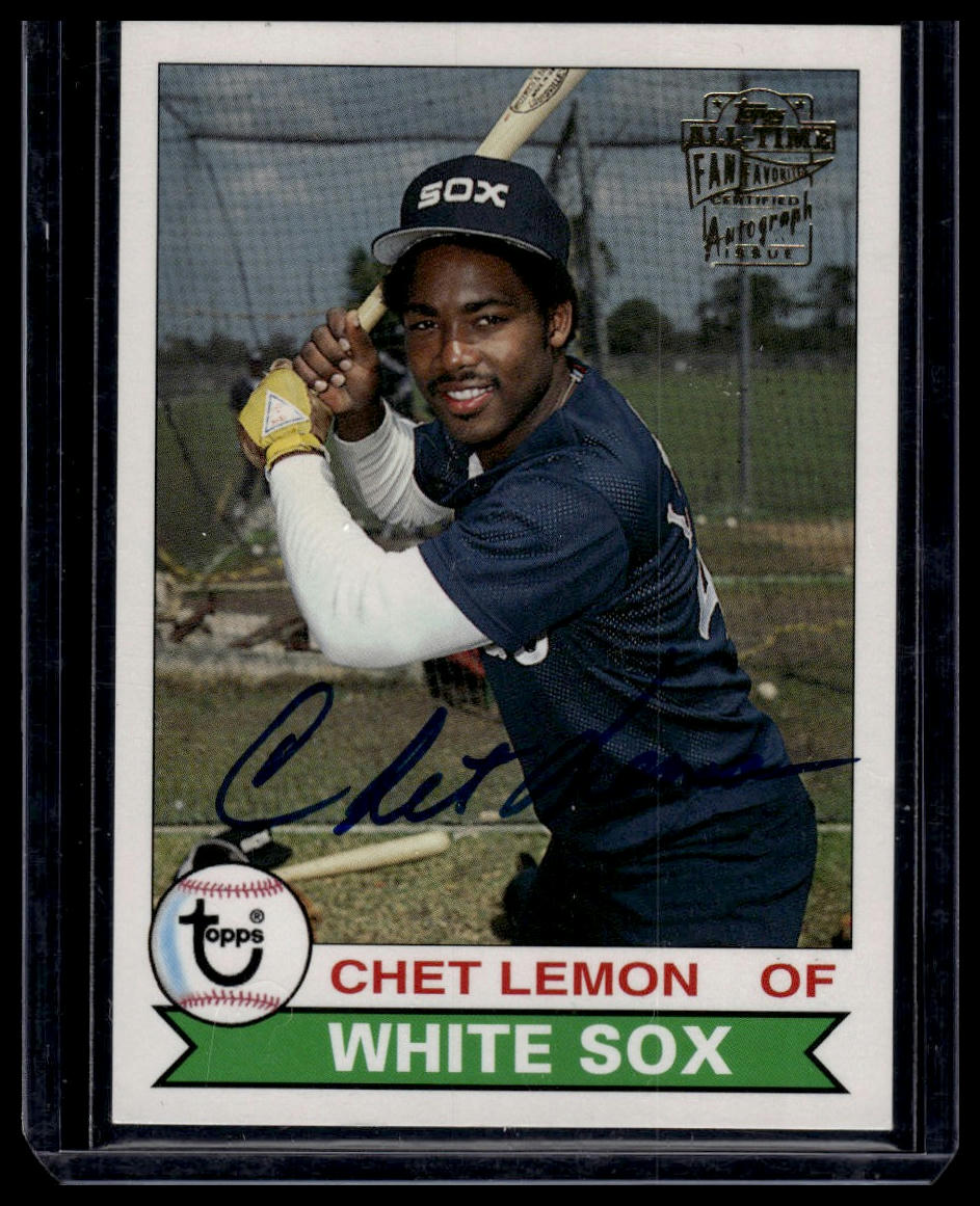 2004 Topps All-Time Fan Favorites #FFA-CL Chet Lemon Autographs