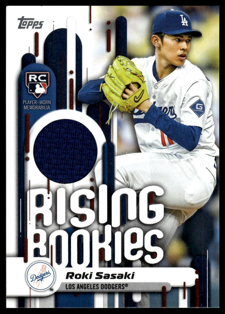 2025 Topps Update #RRR-RS Roki Sasaki Rising Rookie Relics