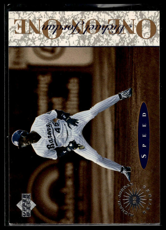 1995 Upper Deck Minor League #4 Michael Jordan Michael Jordan One On One