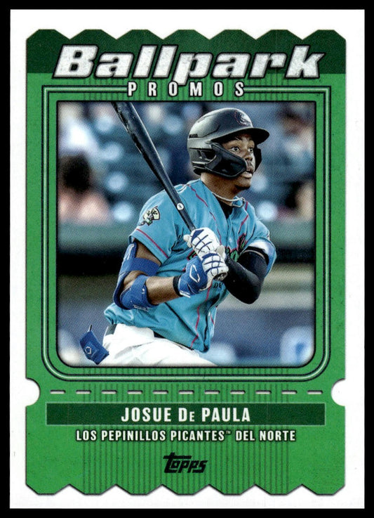 2025 Topps Pro Debut #BP-6 Josue De Paula Ballpark Promos