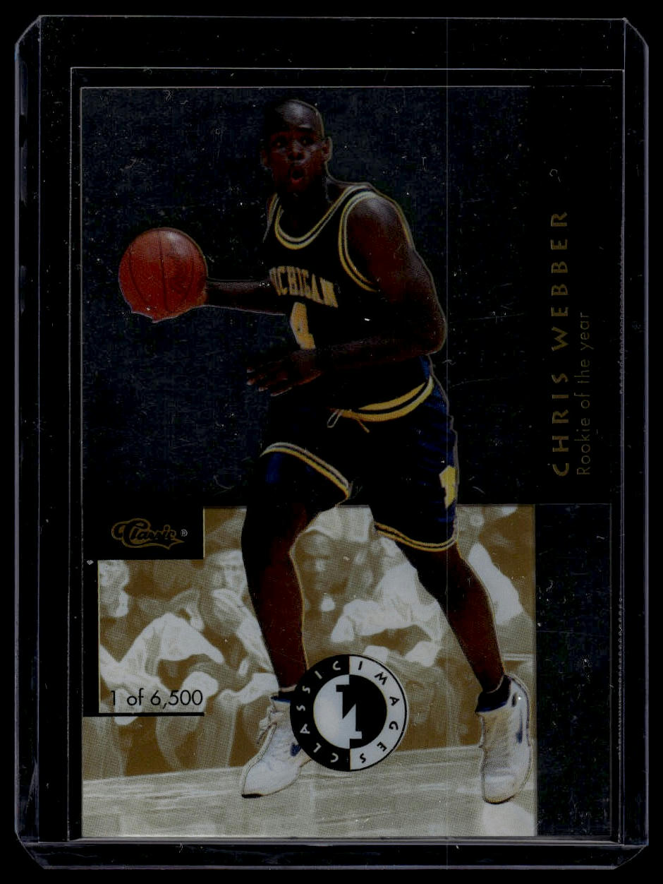 1993-94 Classic Images Four Sport #1 Chris Webber Acetates