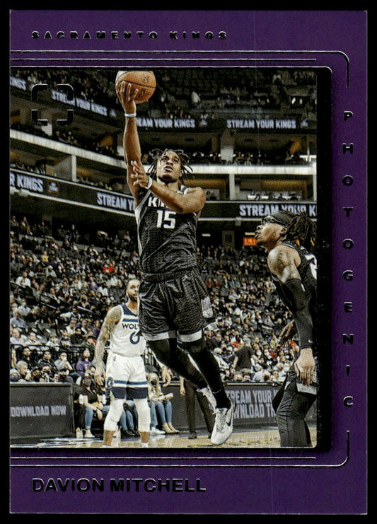 2021-22 Panini Photogenic #6 Davion Mitchell Rookies in Motion