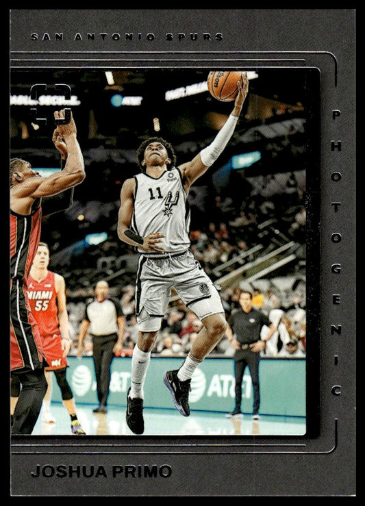 2021-22 Panini Photogenic #9 Joshua Primo Rookies in Motion