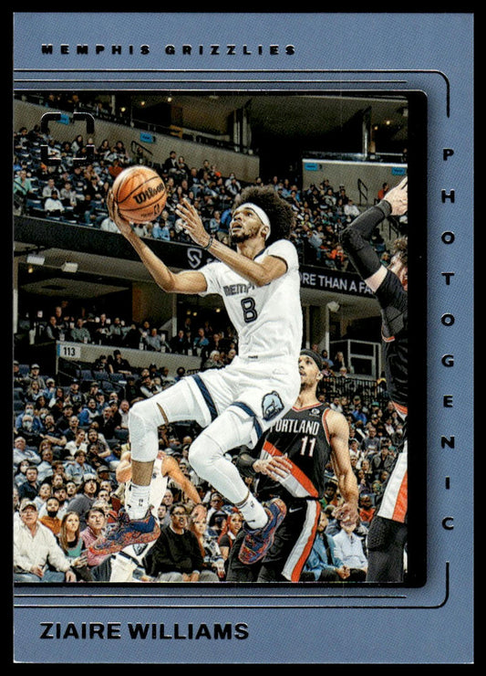 2021-22 Panini Photogenic #15 Ziaire Williams Rookies in Motion