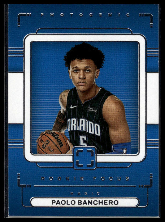 2022-23 Panini PhotoGenic #5 Paolo Banchero Rookie Focus