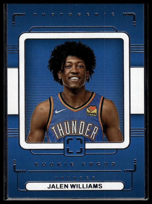 2022-23 Panini PhotoGenic #11 Jalen Williams Rookie Focus